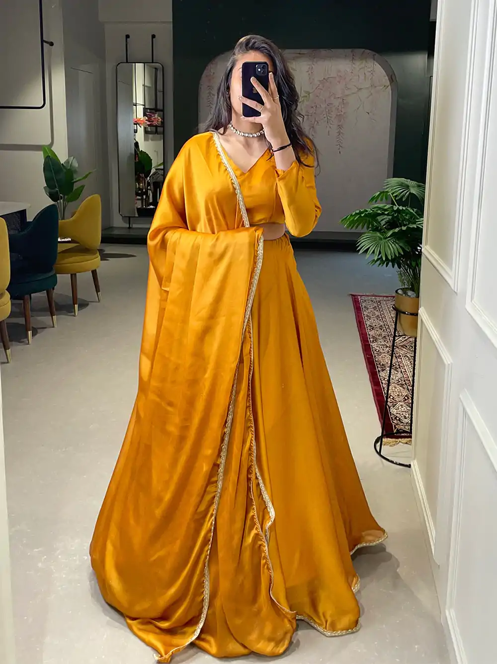 LNB 1227 Mustard Color Rangoli Silk Plain Lace Border  Lehenga Choli Traditional Wear, Festive, Party, Wedding, Events etc. Expected 4-6 Working Days @1799/- | Lehenga, Bollywood Lehenga, Creative Lehenga, Designer Lehenga, Embroidered Lehenga, Party Wear Lehenga