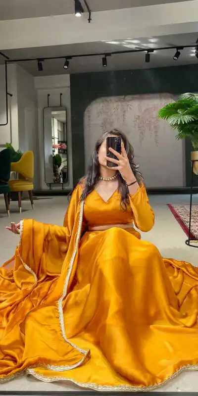 LNB 1227 Mustard Color Rangoli Silk Plain Lace Border  Lehenga Choli Traditional Wear, Festive, Party, Wedding, Events etc. Expected 4-6 Working Days @1799/- | Lehenga, Bollywood Lehenga, Creative Lehenga, Designer Lehenga, Embroidered Lehenga, Party Wear Lehenga