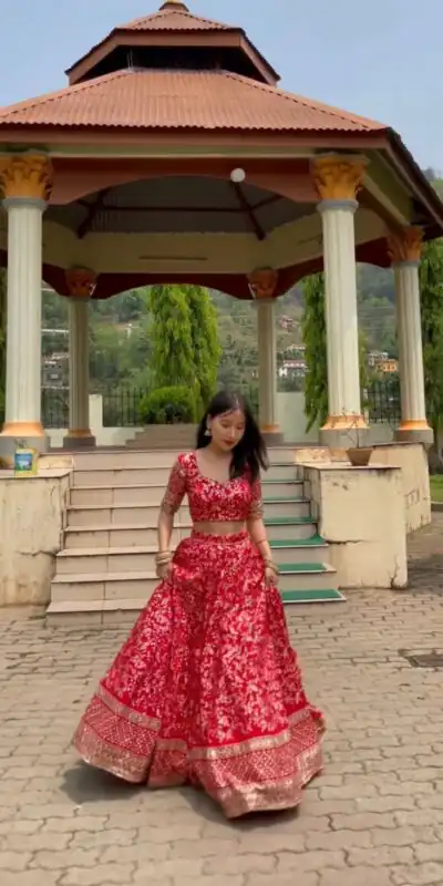 ZSR 3071 Pink Color Georgette Embroidery Sequence Lehenga Choli Lehenga Choli Wedding, Party, Events Etc. Expected Delivery 4-6 Working Days 2299/- | Lehenga, Bollywood Lehenga, Creative Lehenga, Designer Lehenga, Embroidered Lehenga, Party Wear Lehenga