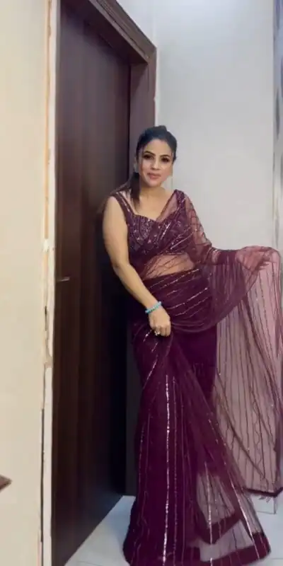 RTC 6472 Purple Color Georgette Thread Butterfly Soft Net Saree Wedding, Party, Festive, Events Etc. Expected Delivery 4-6 Working Days @1949/ | Straight Suits, Sarees, Bollywood Sarees, Creative Sarees, Designer Sarees, Embroidered Sarees, Ethnic Saree, Modern Digital sarees, Party Wear Sarees