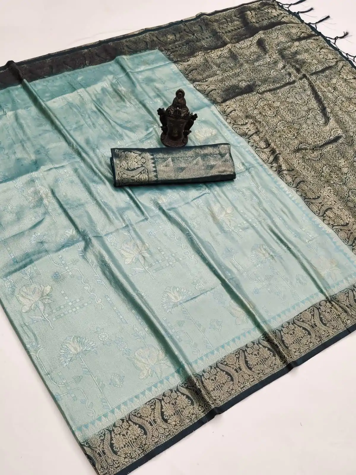 GK kanjivaram Sky Blue Color Soft Silk Beautiful Rich Pallu All Over Saree Events Casual Wedding Festive . Expected Delivery 4-6 Working Days @1999/- | Sarees, Bollywood Sarees, Creative Sarees, Designer Sarees, Embroidered Sarees, Ethnic Saree, Modern Digital sarees, Party Wear Sarees