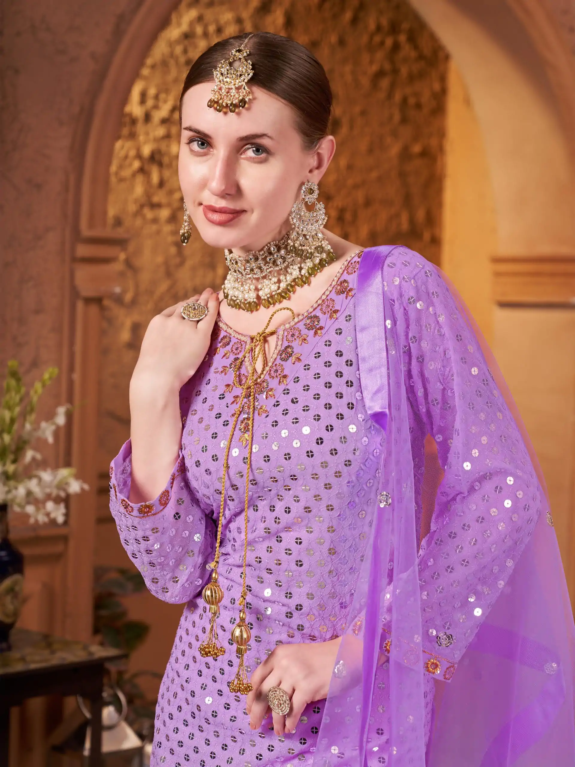 VLM 205 Violet Color Georgette Embroidery Sequence Salwar Suit Wedding, Party, Festive, Events Expected Delivery 4-6 Working Days @ 1999/- Only | Salwar suit, Designer Suits, Casual Suits, Creative suits, Party Wear Suits, Straight Suits