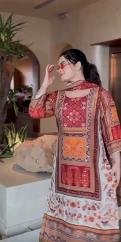 LG 1864 White color Maslin Printed Real Mirror Work Salwar Suit Casual, Wedding, Party, Festive, Events . Expected Delivery  4-6 Working Days @1799/- | Salwar suit, Designer Suits, Casual Suits, Creative suits, Palazzo Suits, Party Wear Suits, Patiala Suits, Straight Suits