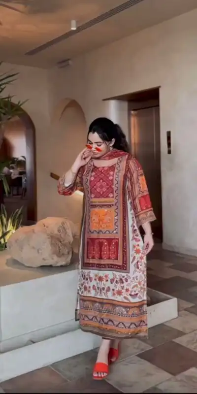 LG 1864 White color Maslin Printed Real Mirror Work Salwar Suit Casual, Wedding, Party, Festive, Events . Expected Delivery  4-6 Working Days @1799/- | Salwar suit, Designer Suits, Casual Suits, Creative suits, Palazzo Suits, Party Wear Suits, Patiala Suits, Straight Suits