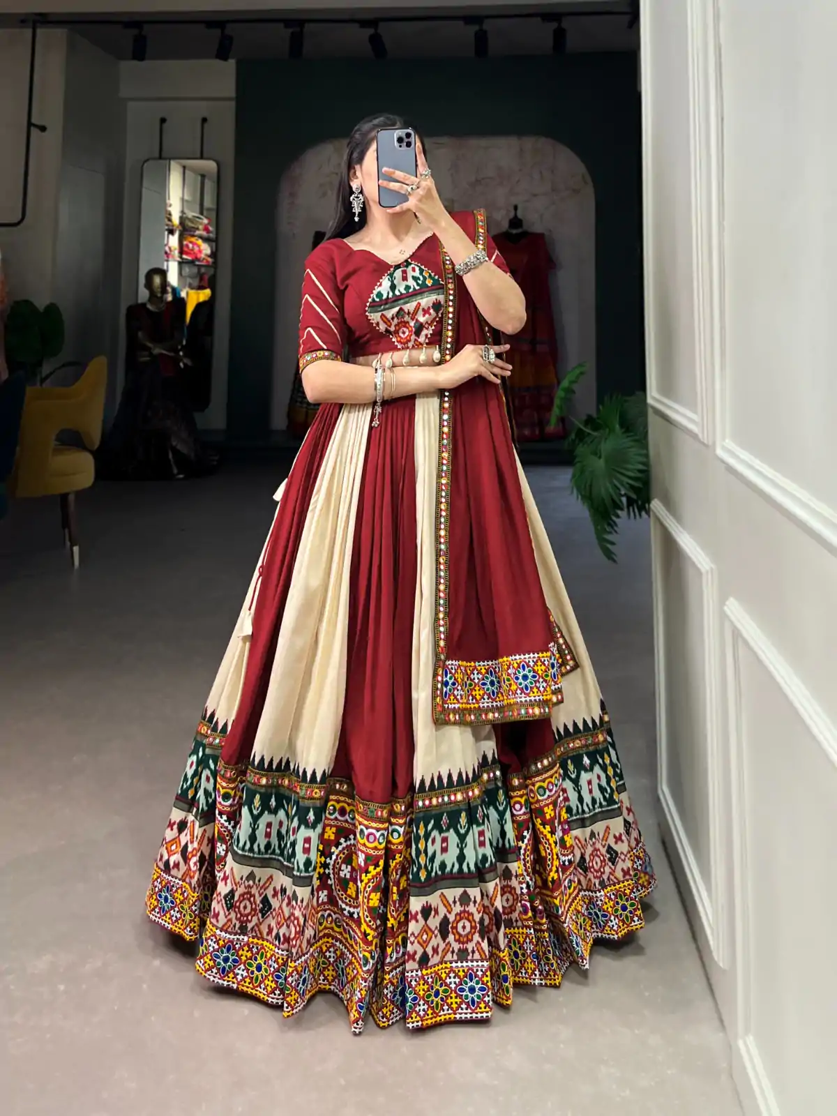 LNB 1617 Off White Color Rayon Printed Silk Work Lehenga Choli Festive Party Wedding, Events etc. Delivery 4-6 Working Days @4399/- | Lehenga, Bollywood Lehenga, Creative Lehenga, Designer Lehenga, Embroidered Lehenga, Party Wear Lehenga