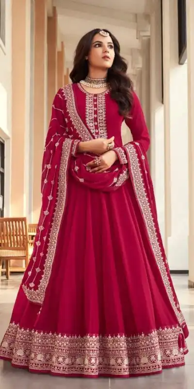 FC AM 16062 Red Color Georgette Embroidery Salwar Suit Wedding, Party, Festive events, Expected Delivery  4-6 Working Days @2649 | Salwar suit, Designer Suits, Casual Suits, Creative suits, Palazzo Suits, Party Wear Suits, Patiala Suits, Straight Suits