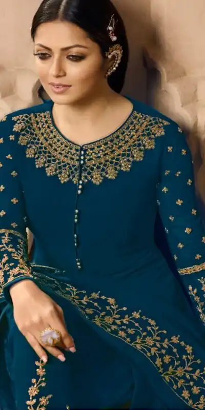 FC LT Nitya 3803 Blue Color Georgette Cording Anarkali Suit Wedding, Party, Festive Expected Delivery 4-6 Working Days  @1899/- | Anarkali Suits, Bollywood Anarkali, Creative-Anarkali, Designer Anarkali, Embroidered Anarkali, Party Wear Anarkali