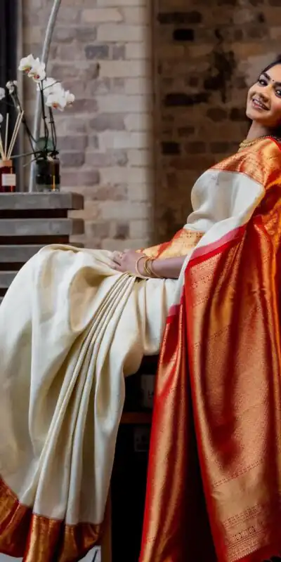 DDF SHRUTI Cream Color Soft Lichi Silk Ordinary Design Rich Pallu Saree Casual, Party Wear, Events, Festivals Expected Delivery 4-6 Working @1499 | Sarees, Bollywood Sarees, Creative Sarees, Designer Sarees, Embroidered Sarees, Ethnic Saree, Modern Digital sarees, Party Wear Sarees