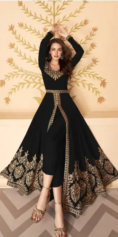 FC ASHIRWAD 7216 Black Color Georgette Embroidery Sharara Suit Wedding, Party, Festive Expected Delivery 4-6 Working Days  @2299/- | Jump Suits, Salwar suit, Designer Suits, Casual Suits, Creative suits, Palazzo Suits, Party Wear Suits, Patiala Suits, Straight Suits