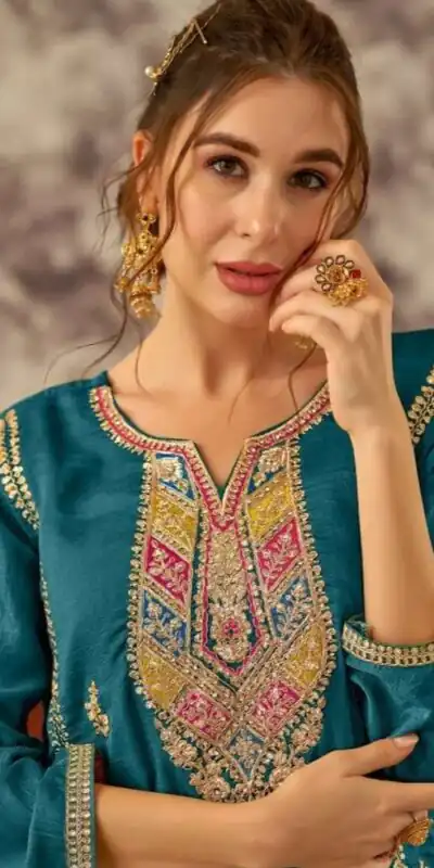 FC Pakistani 1086 Blue Color Vichitra Embroidery Codding Sequence Salwar Suit Wedding, Party, Festive events, Expected Delivery  4-6 Working Days @2399 | Salwar suit, Designer Suits, Casual Suits, Creative suits, Palazzo Suits, Party Wear Suits, Patiala Suits, Straight Suits