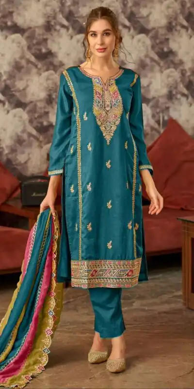 FC Pakistani 1086 Blue Color Vichitra Embroidery Codding Sequence Salwar Suit Wedding, Party, Festive events, Expected Delivery  4-6 Working Days @2399 | Salwar suit, Designer Suits, Casual Suits, Creative suits, Palazzo Suits, Party Wear Suits, Patiala Suits, Straight Suits