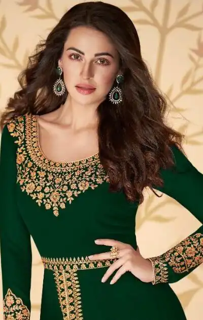 FC ASHIRWAD 7216 Green Color Georgette Embroidery Sharara Suit Wedding, Party, Festive Expected Delivery 4-6 Working Days  @2299/- | Jump Suits, Salwar suit, Designer Suits, Casual Suits, Creative suits, Palazzo Suits, Party Wear Suits, Patiala Suits, Straight Suits