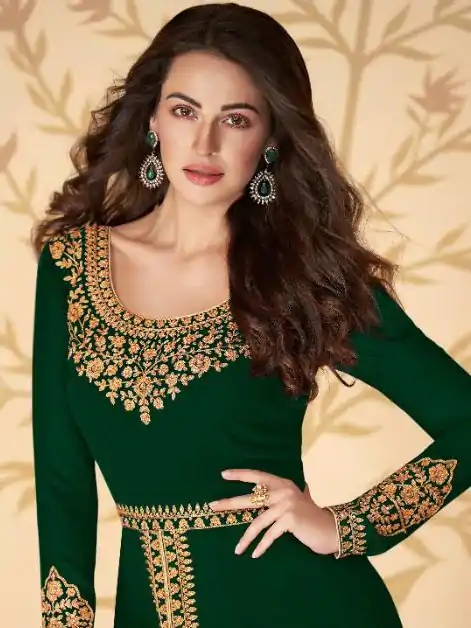 FC ASHIRWAD 7216 Green Color Georgette Embroidery Sharara Suit Wedding, Party, Festive Expected Delivery 4-6 Working Days  @2299/- | Jump Suits, Salwar suit, Designer Suits, Casual Suits, Creative suits, Palazzo Suits, Party Wear Suits, Patiala Suits, Straight Suits