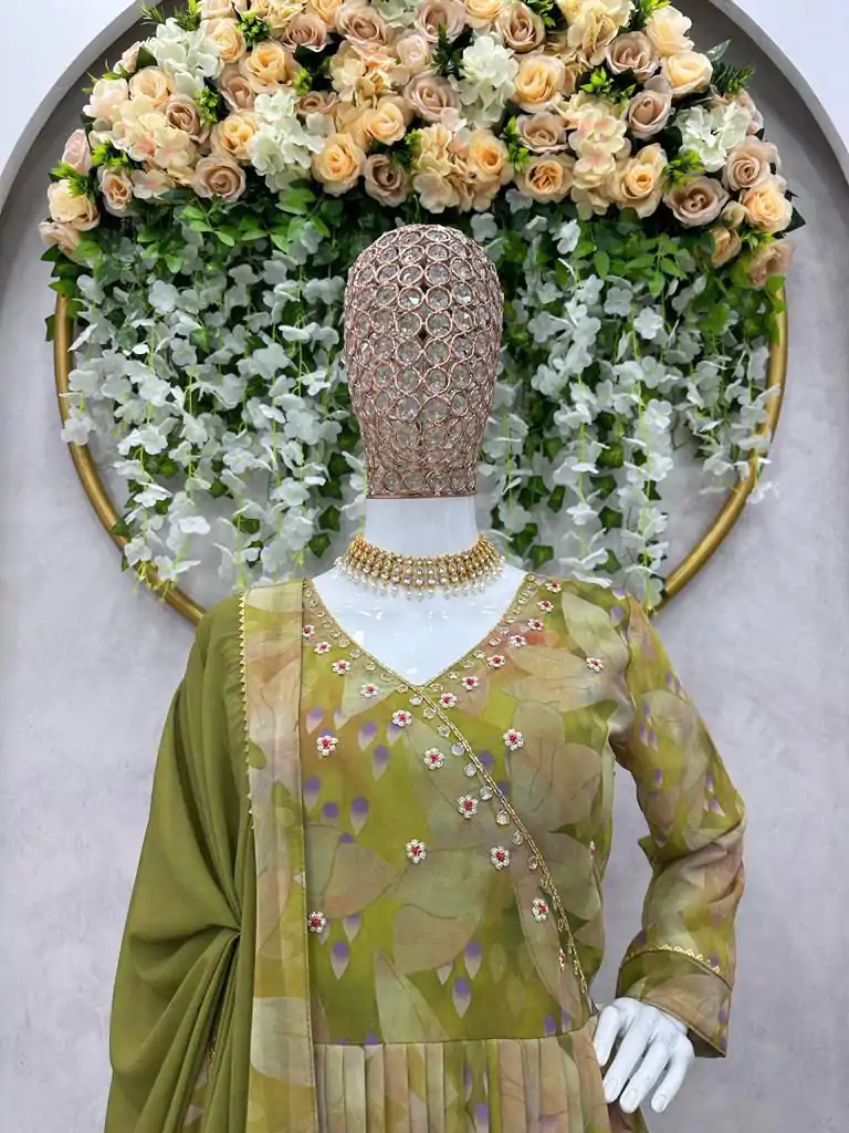 KD 1374 Green  Color Georgette Silk Digital Printed Salwar Suit Casual, Party, Festive, Events Wedding Etc.  Expected Delivery 4-6 Working Days @2049/- | Salwar suit, Designer Suits, Casual Suits, Creative suits, Palazzo Suits, Party Wear Suits, Straight Suits