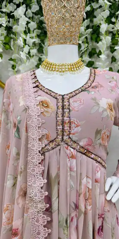 KD 1342 Light Peach Color Georgette Digital Printed Salwar Suit Casual, Party, Festive, Events Wedding Etc.  Expected Delivery 4-6 Working Days @2049/- | Salwar suit, Designer Suits, Casual Suits, Creative suits, Palazzo Suits, Party Wear Suits, Straight Suits