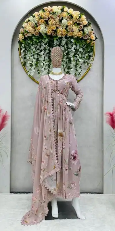KD 1342 Light Peach Color Georgette Digital Printed Salwar Suit Casual, Party, Festive, Events Wedding Etc.  Expected Delivery 4-6 Working Days @2049/- | Salwar suit, Designer Suits, Casual Suits, Creative suits, Palazzo Suits, Party Wear Suits, Straight Suits