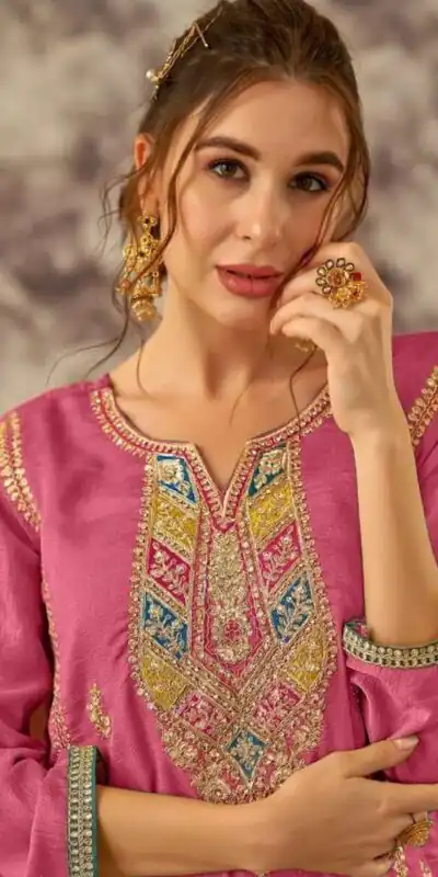 FC Pakistani 1086 Pink Color Vichitra Embroidery Codding Sequence Salwar Suit Wedding, Party, Festive events, Expected Delivery  4-6 Working Days @2399 | Salwar suit, Designer Suits, Casual Suits, Creative suits, Palazzo Suits, Party Wear Suits, Patiala Suits, Straight Suits