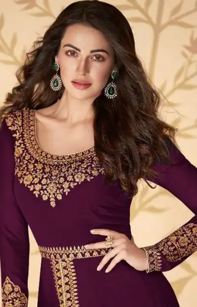 FC ASHIRWAD 7216 Purple Color Georgette Embroidery Sharara Suit Wedding, Party, Festive Expected Delivery 4-6 Working Days  @2299/- | Jump Suits, Salwar suit, Designer Suits, Casual Suits, Creative suits, Palazzo Suits, Party Wear Suits, Patiala Suits, Straight Suits