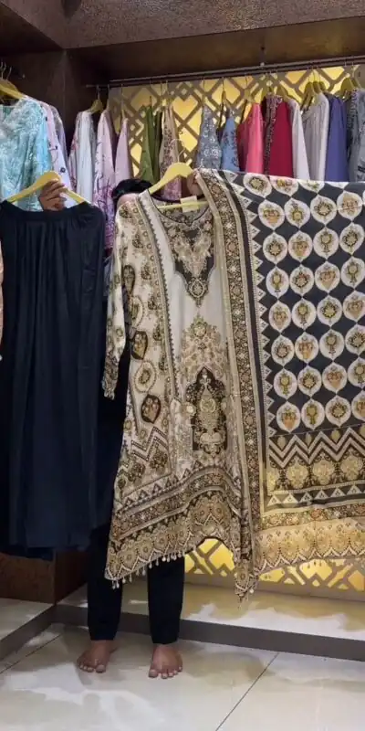 AD 166 Black Color Chinon Silk Digital Printed Work Sharara Suit Casual, Wedding, Party, Festive, Events Etc. Expected Delivery 4-6 Working Days @1949/- | Jump Suits, Salwar suit, Designer Suits, Casual Suits, Creative suits, Palazzo Suits, Party Wear Suits, Patiala Suits, Straight Suits