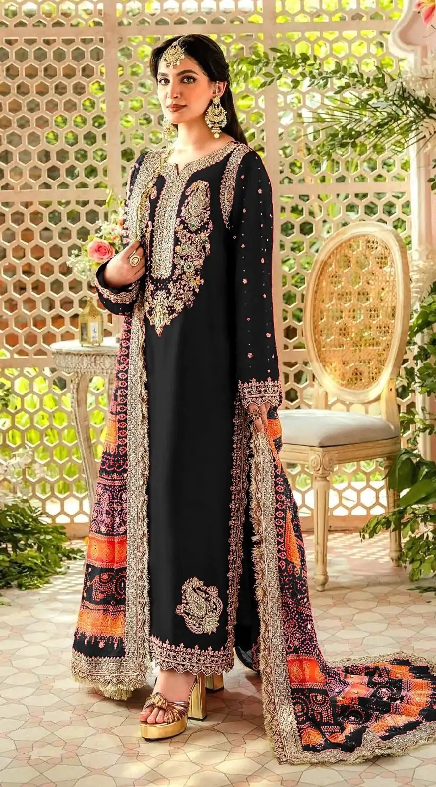FC MARIA-A 1074 Black Color Georgette Embroidery Work Salwar Suit Wedding, Party, Festive events, Expected Delivery  4-6 Working Days @2149 | Salwar suit, Designer Suits, Casual Suits, Creative suits, Palazzo Suits, Party Wear Suits, Patiala Suits, Straight Suits