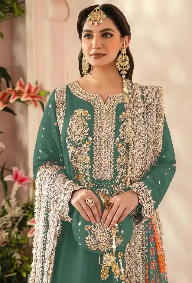 FC MARIA-A 1074 Green Color Georgette Embroidery Work Salwar Suit Wedding, Party, Festive events, Expected Delivery  4-6 Working Days @2149 | Salwar suit, Designer Suits, Casual Suits, Creative suits, Palazzo Suits, Party Wear Suits, Patiala Suits, Straight Suits