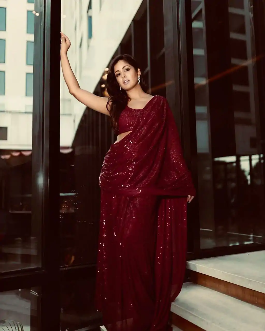 NT 561 Maroon Color Georgette Digital Printed All Over Saree Events Casual Wedding Festive . Expected Delivery  4-6 Working Days @1599/- | Sarees, Bollywood Sarees, Creative Sarees, Designer Sarees, Embroidered Sarees, Ethnic Saree, Modern Digital sarees, Party Wear Sarees