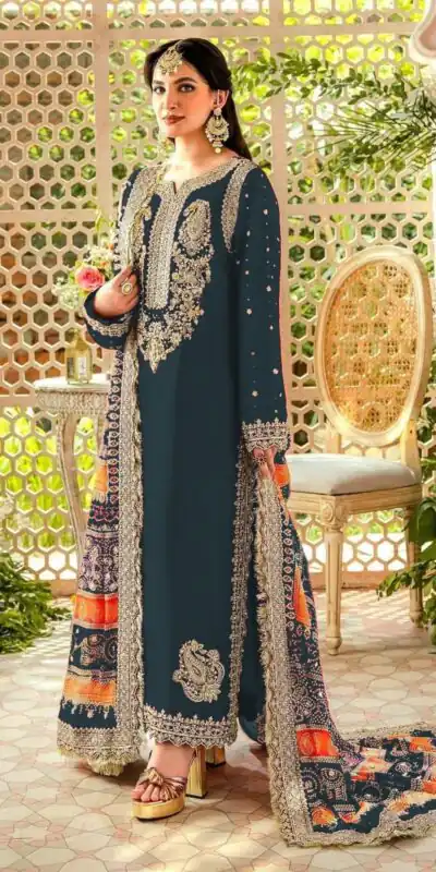 FC MARIA-A 1074 Stone Green Color Georgette Embroidery Work Salwar Suit Wedding, Party, Festive events, Expected Delivery  4-6 Working Days @2149 | Salwar suit, Designer Suits, Casual Suits, Creative suits, Palazzo Suits, Party Wear Suits, Patiala Suits, Straight Suits