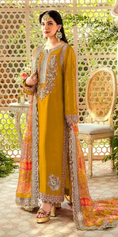 FC MARIA-A 1074 Yellow Color Georgette Embroidery Work Salwar Suit Wedding, Party, Festive events, Expected Delivery  4-6 Working Days @2149 | Salwar suit, Designer Suits, Casual Suits, Creative suits, Palazzo Suits, Party Wear Suits, Patiala Suits, Straight Suits