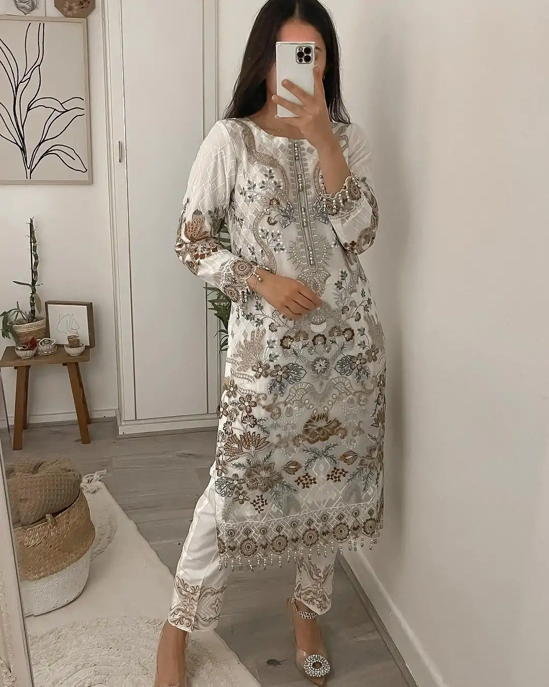 BE 258 White Color Georgette Sequence Embroidery Salwar Suit Wedding, Party, Festive events, etc.  Expected Delivery  4-6 Working Days @2399/- | Salwar suit, Designer Suits, Casual Suits, Creative suits, Palazzo Suits, Party Wear Suits, Patiala Suits, Straight Suits