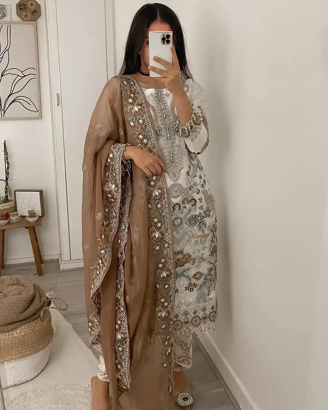 BE 258 White Color Georgette Sequence Embroidery Salwar Suit Wedding, Party, Festive events, etc.  Expected Delivery  4-6 Working Days @2399/- | Salwar suit, Designer Suits, Casual Suits, Creative suits, Palazzo Suits, Party Wear Suits, Patiala Suits, Straight Suits