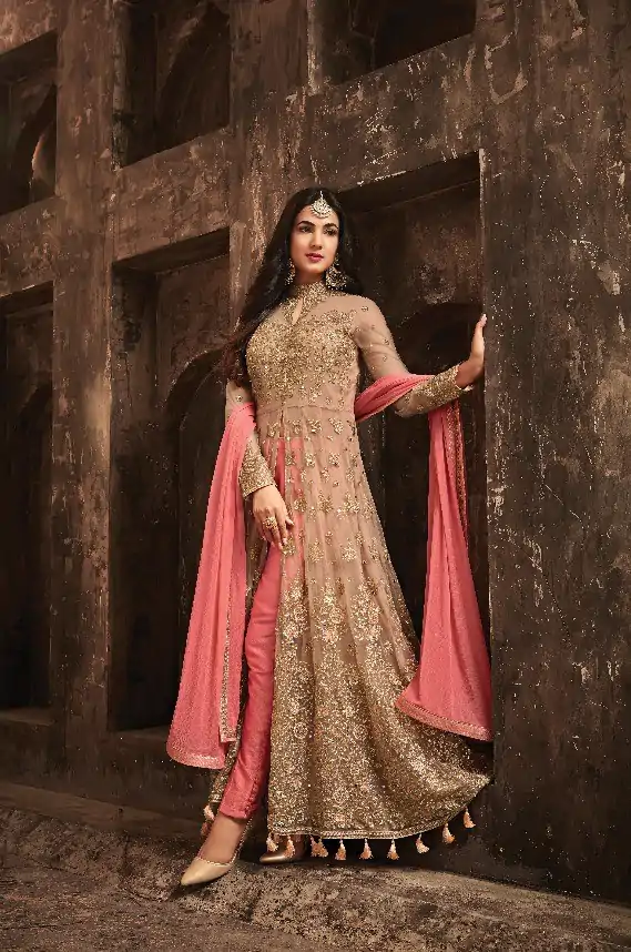 FC Maisha 5704 Golden & Pink Color Heavy Net Embroidery Salwar Suit Wedding, Party, Festive events, Expected Delivery  4-6 Working Days @2199 | Salwar suit, Designer Suits, Casual Suits, Creative suits, Palazzo Suits, Party Wear Suits, Patiala Suits, Straight Suits