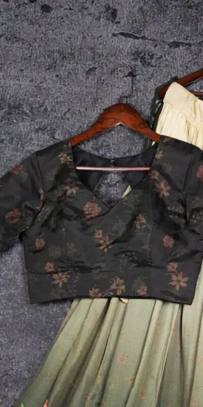 LNB 1018 Green Color Tussar Silk Floral Printed Lehenga Choli  Wedding, Party, Festive, Events Etc. Expected Delivery 4-6 Working Days @1949 | Lehenga, Bollywood Lehenga, Creative Lehenga, Designer Lehenga, Embroidered Lehenga, Party Wear Lehenga