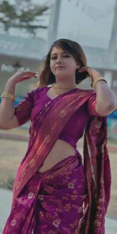 DDF Purple Flower Color Banarasi Soft Silk Ordinary Design Saree Casual, Party Wear, Events, Festivals Etc. Expected Delivery 4-6 Working Days 1499/- Only | Sarees, Bollywood Sarees, Creative Sarees, Designer Sarees, Embroidered Sarees, Ethnic Saree, Modern Digital sarees, Party Wear Sarees