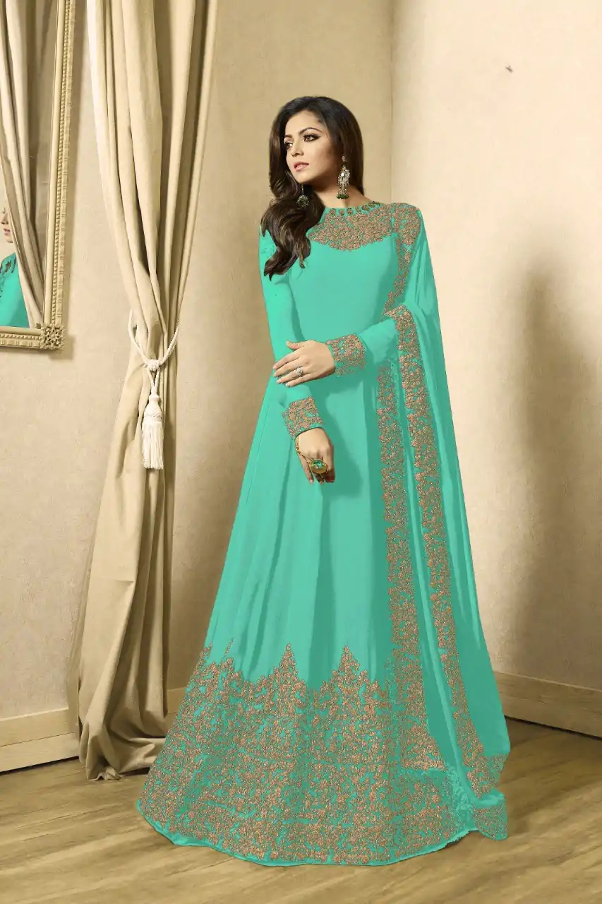 FC TL 1701 Blue Color Georgette Cording Embroidery Sharara Suit Wedding, Party, Festive Expected Delivery 4-6 Working Days  @1749/- | Jump Suits, Salwar suit, Designer Suits, Casual Suits, Creative suits, Palazzo Suits, Party Wear Suits, Patiala Suits, Straight Suits