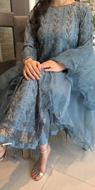 KD 1478 Blue Color Muslin Digital Printed With Hand Work Salwar Suit Casual, Party, Festive, Events Wedding Etc. Expected Delivery 4-6 Working Days @2149/- | Salwar suit, Designer Suits, Casual Suits, Creative suits, Palazzo Suits, Party Wear Suits, Straight Suits