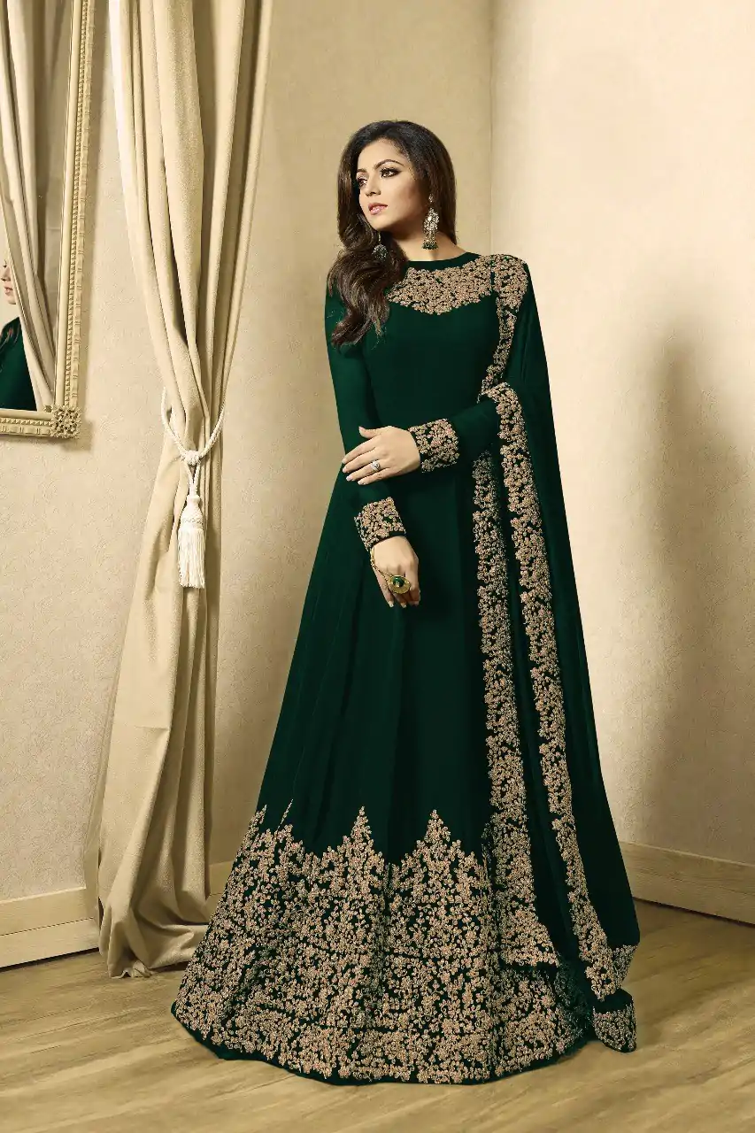 FC TL 1701 C Green Color Georgette Cording Embroidery Sharara Suit Wedding, Party, Festive Expected Delivery 4-6 Working Days  @1749/- | Jump Suits, Salwar suit, Designer Suits, Casual Suits, Creative suits, Palazzo Suits, Party Wear Suits, Patiala Suits, Straight Suits