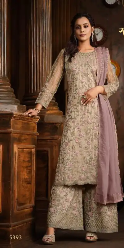 FC Vippul 5393 Cream Color Heavy Net Coding Sequence Embroidery Salwar Suit Wedding, Party, Festive events, Expected Delivery  4-6 Working Days @2849 | Salwar suit, Designer Suits, Casual Suits, Creative suits, Palazzo Suits, Party Wear Suits, Patiala Suits, Straight Suits