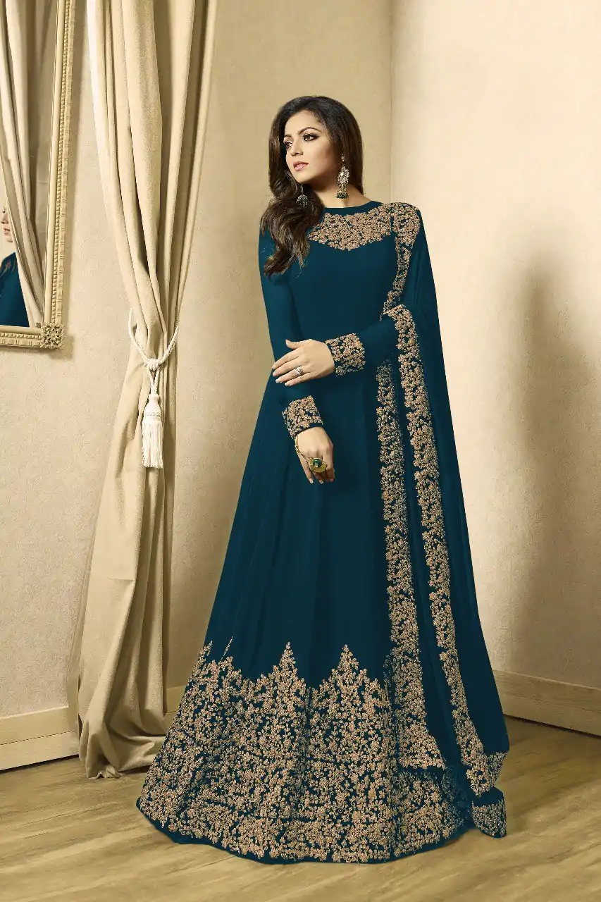 FC TL 1701 Peacock Blue Color Georgette Cording Embroidery Sharara Suit Wedding, Party, Festive Expected Delivery 4-6 Working Days  @1749/- | Jump Suits, Salwar suit, Designer Suits, Casual Suits, Creative suits, Palazzo Suits, Party Wear Suits, Patiala Suits, Straight Suits