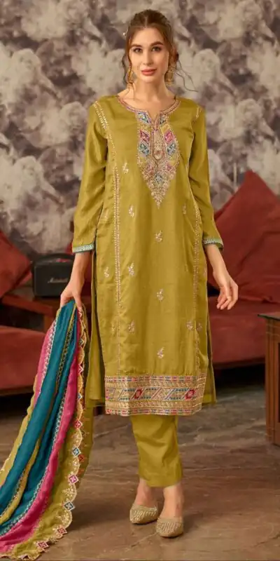 FC Pakistani 1086 Mustard Color Vichitra Embroidery Codding Sequence Salwar Suit Wedding, Party, Festive events, Expected Delivery  4-6 Working Days @2399 | Salwar suit, Designer Suits, Casual Suits, Creative suits, Palazzo Suits, Party Wear Suits, Patiala Suits, Straight Suits