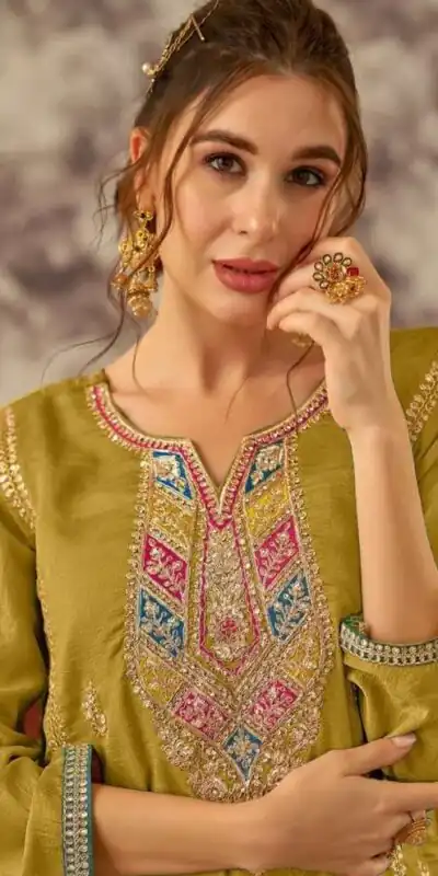 FC Pakistani 1086 Mustard Color Vichitra Embroidery Codding Sequence Salwar Suit Wedding, Party, Festive events, Expected Delivery  4-6 Working Days @2399 | Salwar suit, Designer Suits, Casual Suits, Creative suits, Palazzo Suits, Party Wear Suits, Patiala Suits, Straight Suits