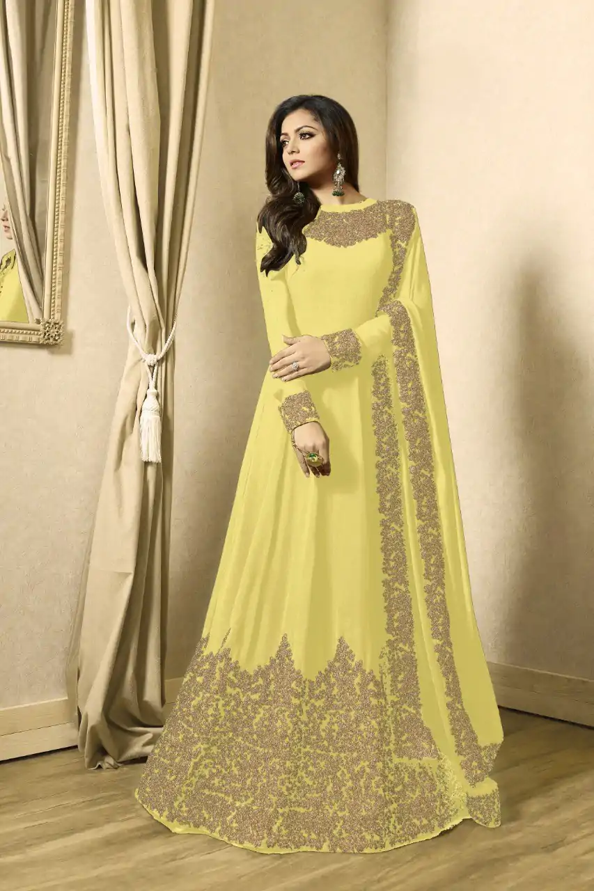 FC TL 1701 Yellow Color Georgette Cording Embroidery Sharara Suit Wedding, Party, Festive Expected Delivery 4-6 Working Days  @1749/- | Jump Suits, Salwar suit, Designer Suits, Casual Suits, Creative suits, Palazzo Suits, Party Wear Suits, Patiala Suits, Straight Suits