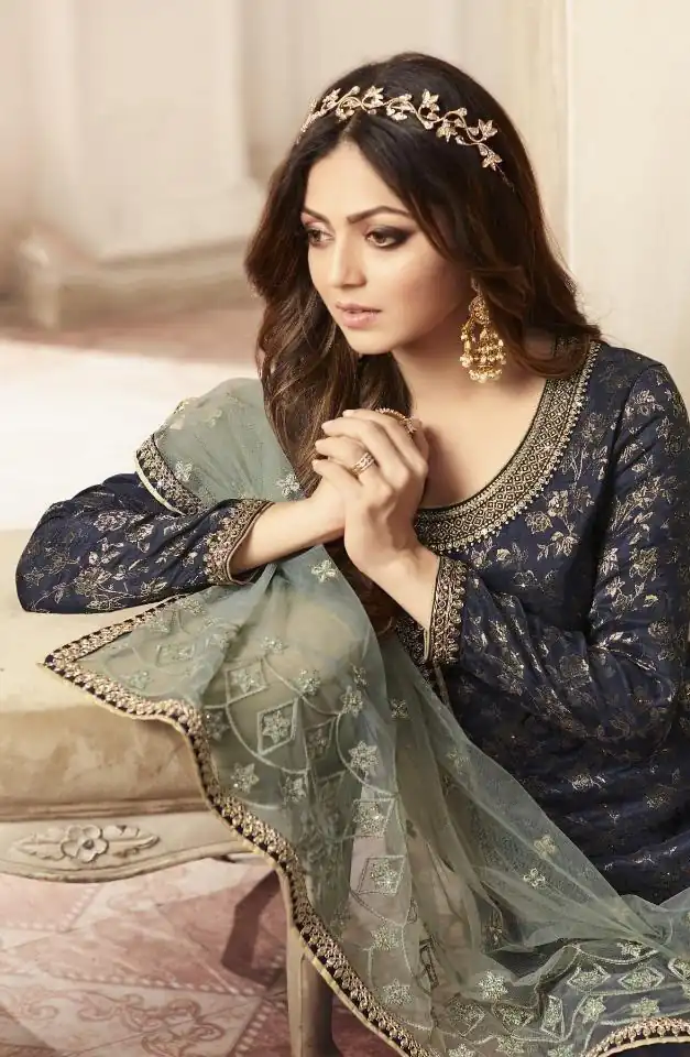 FC L.t 5401 Blue Color Jacquard Silk Georgette Diamond Sharara Suit Wedding, Party, Festive Expected Delivery 4-6 Working Days  @2999/- | Jump Suits, Salwar suit, Designer Suits, Casual Suits, Creative suits, Palazzo Suits, Party Wear Suits, Patiala Suits, Straight Suits