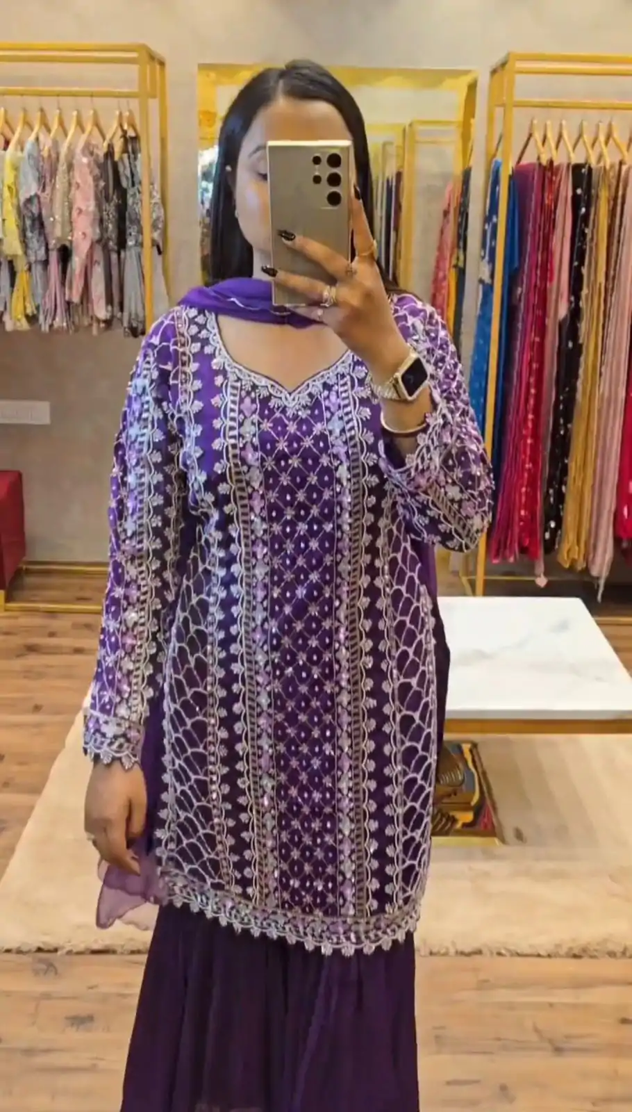 1RTC 5722 Violet Color Chinon Silk Thread With Sequence Salwar Suit Wedding, Party, Festive, Events Etc. Expected Delivery 4-6 Working Days @2149/- | Jump Suits, Salwar suit, Designer Suits, Casual Suits, Creative suits, Palazzo Suits, Party Wear Suits, Patiala Suits, Straight Suits