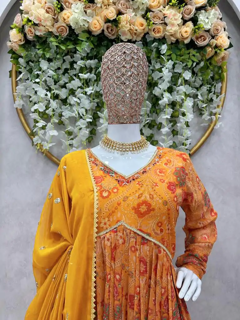 RTC 5575 Yellow Color Foix Georgette Digital Printed Salwar Suit Wedding, Party, Festive, Events Etc. Expected Delivery 4-6 Working Days @2049/- | Salwar suit, Designer Suits, Casual Suits, Creative suits, Palazzo Suits, Party Wear Suits, Patiala Suits, Straight Suits
