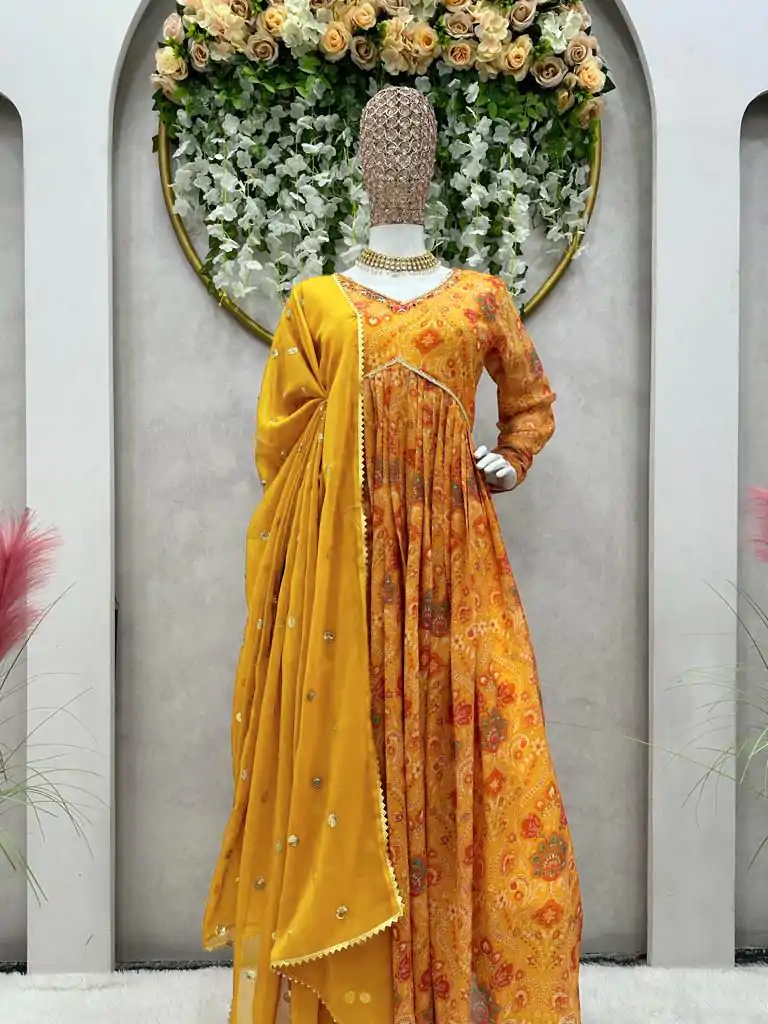 RTC 5575 Yellow Color Foix Georgette Digital Printed Salwar Suit Wedding, Party, Festive, Events Etc. Expected Delivery 4-6 Working Days @2049/- | Salwar suit, Designer Suits, Casual Suits, Creative suits, Palazzo Suits, Party Wear Suits, Patiala Suits, Straight Suits