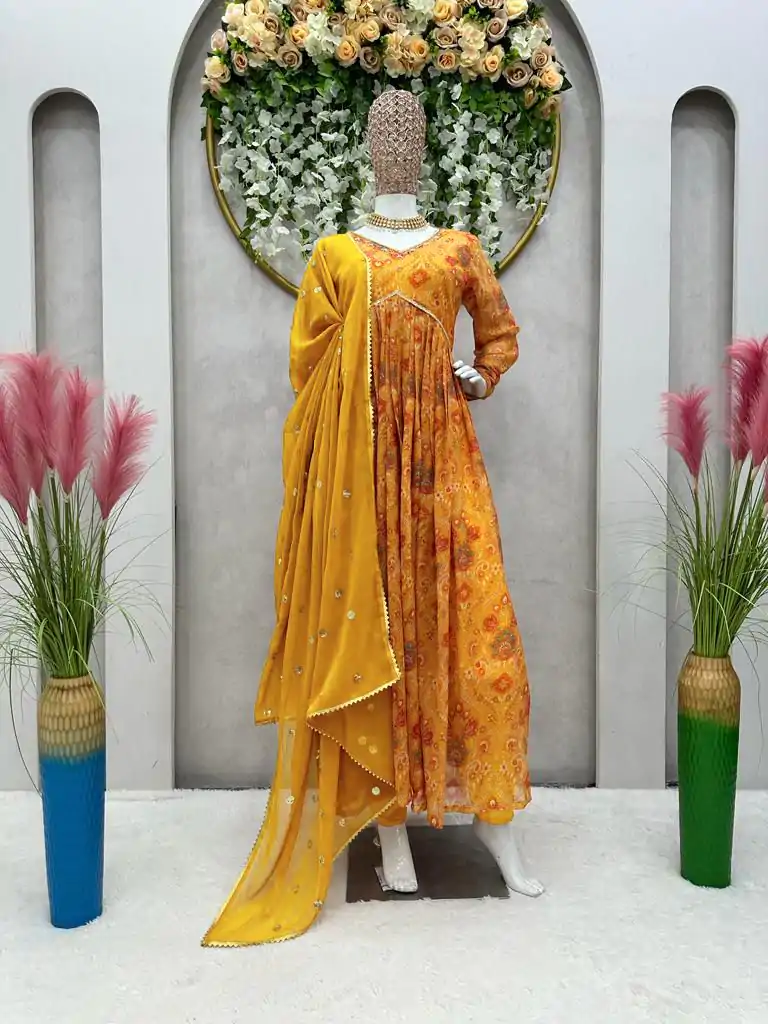 RTC 5575 Yellow Color Foix Georgette Digital Printed Salwar Suit Wedding, Party, Festive, Events Etc. Expected Delivery 4-6 Working Days @2049/- | Salwar suit, Designer Suits, Casual Suits, Creative suits, Palazzo Suits, Party Wear Suits, Patiala Suits, Straight Suits