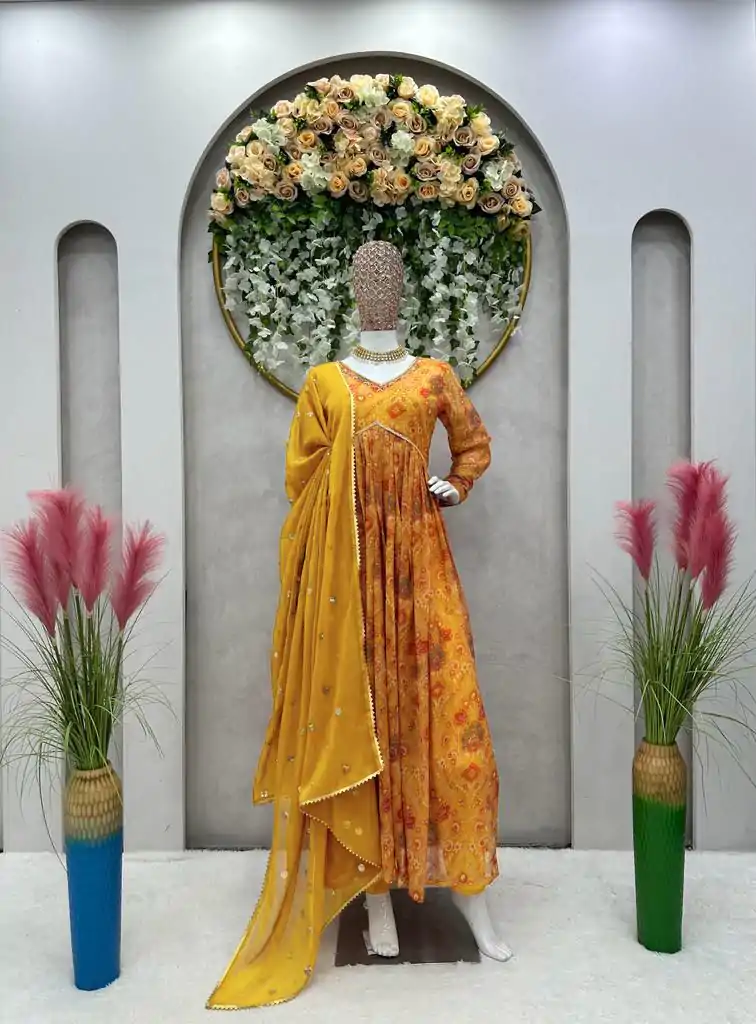 RTC 5575 Yellow Color Foix Georgette Digital Printed Salwar Suit Wedding, Party, Festive, Events Etc. Expected Delivery 4-6 Working Days @2049/- | Salwar suit, Designer Suits, Casual Suits, Creative suits, Palazzo Suits, Party Wear Suits, Patiala Suits, Straight Suits