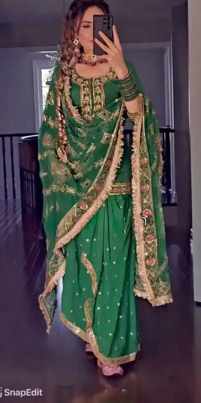 NF 1226 Green & Green Color Georgette Embroidery Salwar Suit Casual, Wedding, Party, Festive, Events . Expected Delivery  4-6 Working Days @2199 | Salwar suit, Designer Suits, Casual Suits, Creative suits, Palazzo Suits, Party Wear Suits, Patiala Suits, Straight Suits