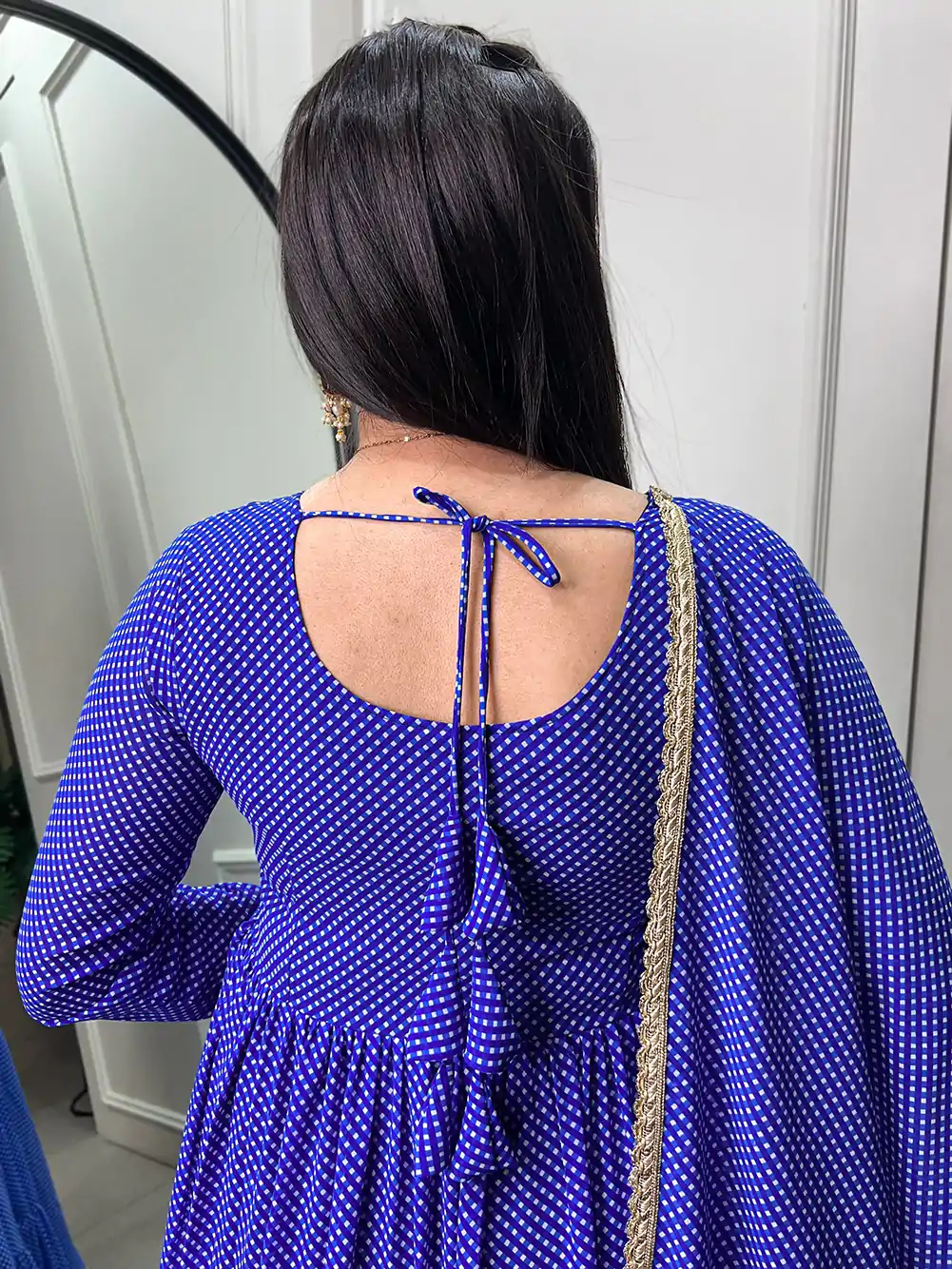 YNF 5006 Blue Color Georgette Printed Weaving Work Gown Casual, Wedding, Festive, Events, Designer Party Wear, Delivery 4-6 Working Days @1999 | Gowns, Bollywood Gowns, Creative Gowns, Designer Gowns, Embroidered Gowns, Party Wear Gowns