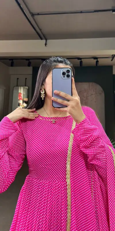 YNF 5006 Pink Color Georgette Printed Weaving Work Gown Casual, Wedding, Festive, Events, Designer Party Wear, Delivery 4-6 Working Days @1999 | Gowns, Bollywood Gowns, Creative Gowns, Designer Gowns, Embroidered Gowns, Party Wear Gowns